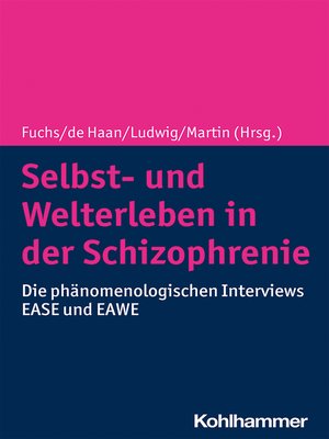 cover image of Selbst- und Welterleben in der Schizophrenie